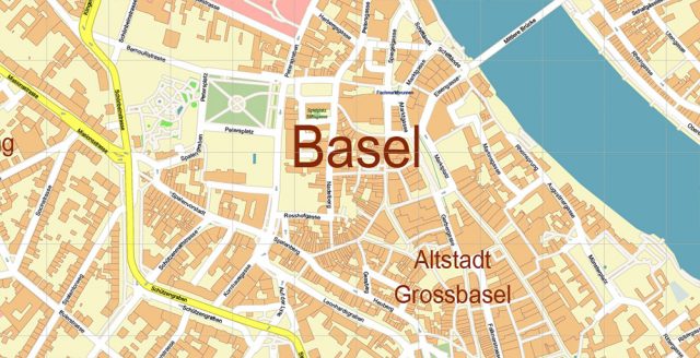 basel tourist map