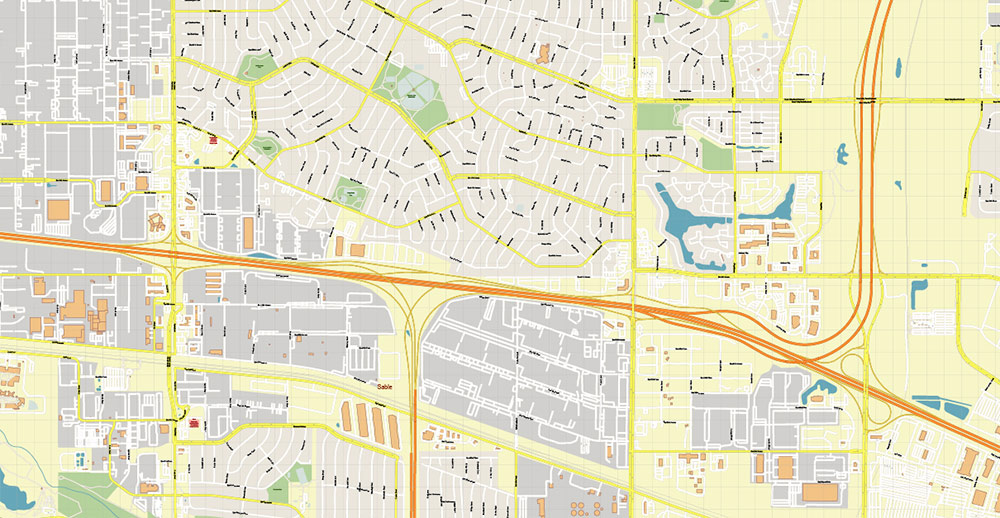 Denver Boulder Colorado Us Map Vector Gvl17b Ai 10 Ai Pdf 10 