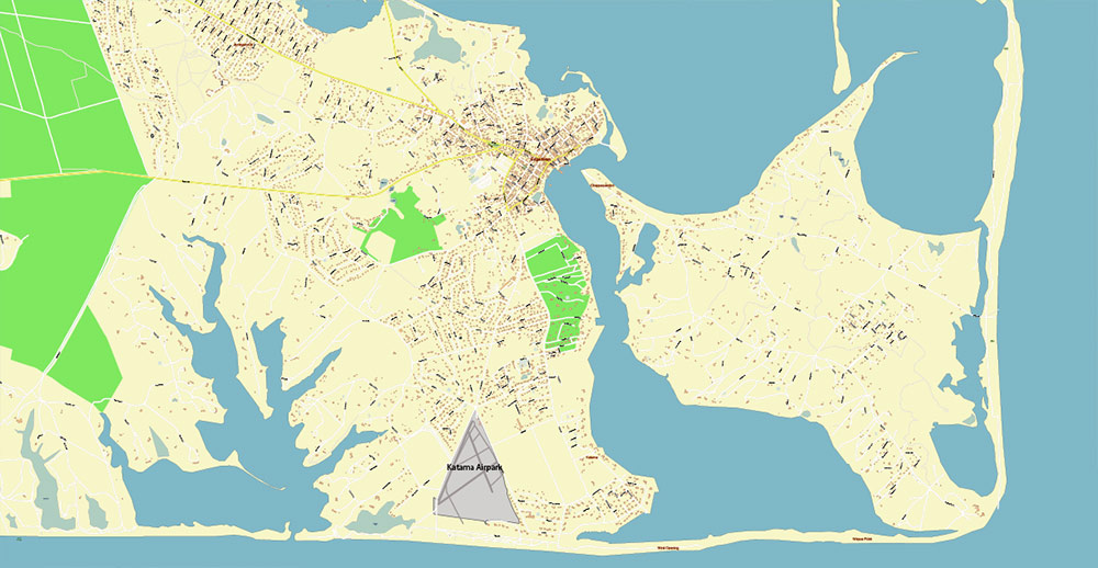 Martha's Vineyard Massachusetts US PDF Vector Map: Exact High Detailed City Plan editable Adobe PDF Street Map in layers