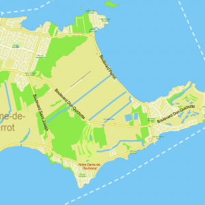 Montreal Canada editable layered PDF Vector Map v.3 part
