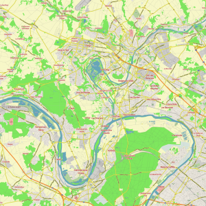 Paris Ile de France editable layered PDF Vector Map