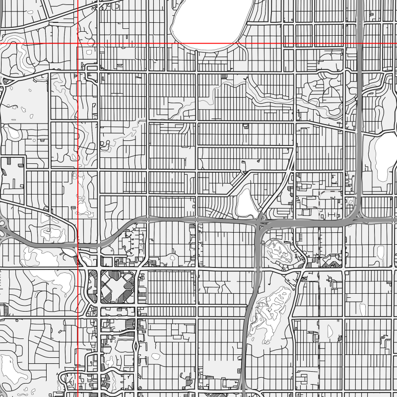 Minneapolis Sent Paul Minnesota US Map Vector City Plan Low Detailed (simple white) Street Map editable Adobe Illustrator in layers