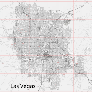 Las Vegas Nevada US Map Vector City Plan Low Detailed Simple White Las Vegas Nevada Us Map Vector 13 White 00 300x300