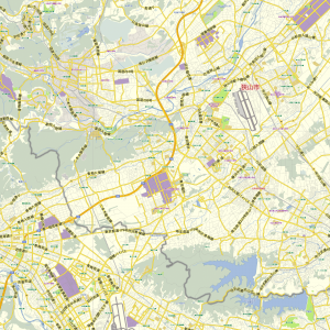 Tokyo Japan editable layered PDF Vector Map