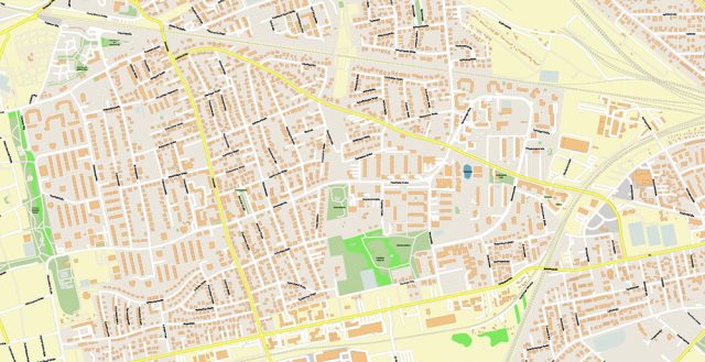 München Mapi Munich Munchen Germany Map Vector Exact High Detailed City Plan ...