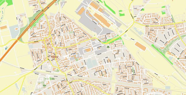 München Mapi Munich Munchen Germany Map Vector Exact High Detailed City Plan ...