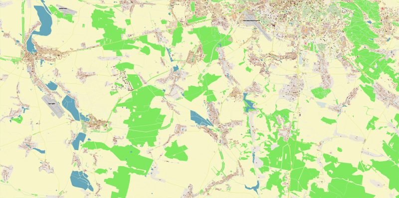 Lviv Ukraine Map Vector Exact City Plan High Detailed Street Map editable Adobe Illustrator in layers