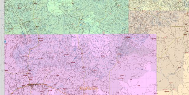 New Mexico Map.pdf New Mexico State US PDF Map: Vector Exact Roads Plan High Detailed ...