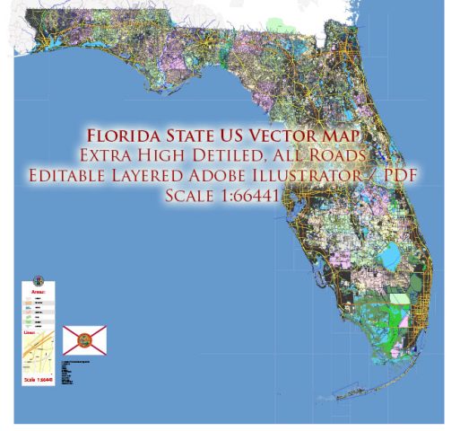 Florida State Vector Map exact - Florida Us Map Vector Hd Gvl13radmz Ai 10 Ai Pdf 00 513x480 