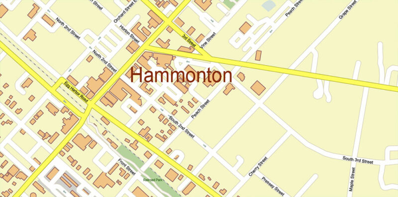Burlington County New Jersey US Vector Map high detailed editable layered Adobe Illustrator