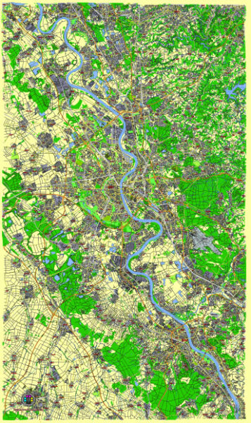 Cologne Germany editable vector map svg free – Maps in Vector: Detailed ...