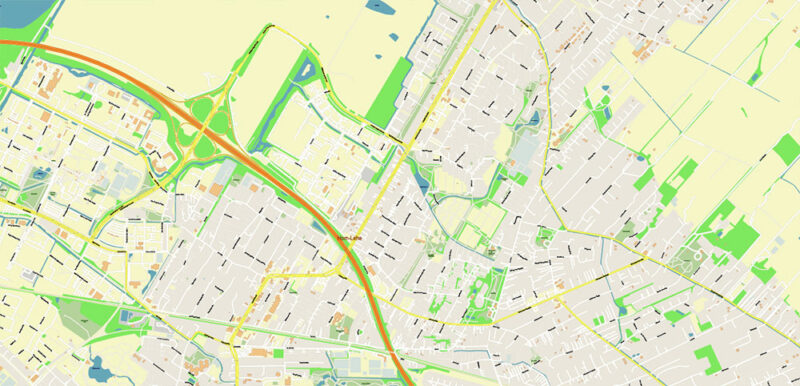 Bremen Germany Vector Map High Detailed editable layered Adobe Illustrator