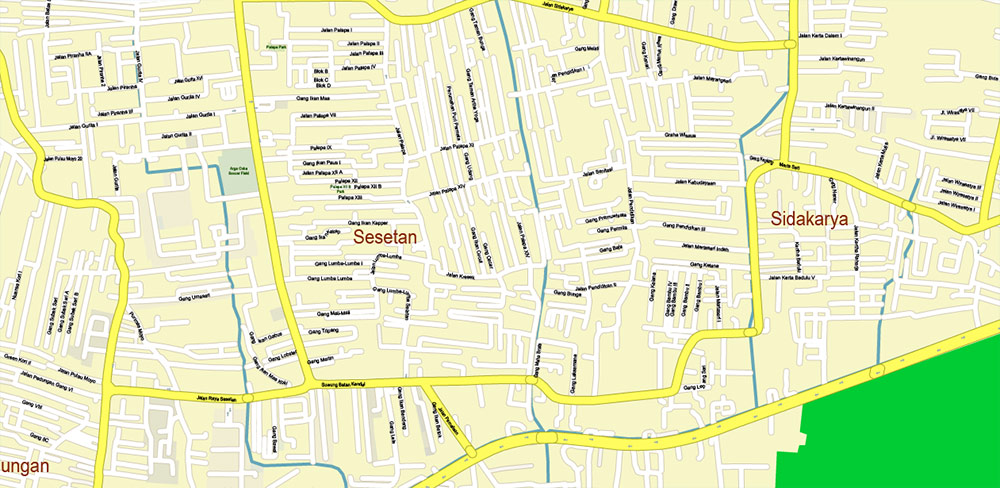 Bali Island Indonesia High Detailed PDF Vector Map Editable Layered Adobe PDF + raster relief