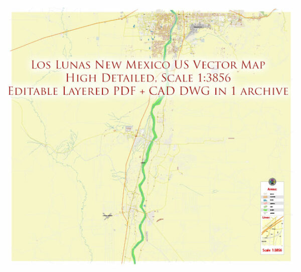 los_lunas_new_mexico_us_map_vector_dwg_pdf