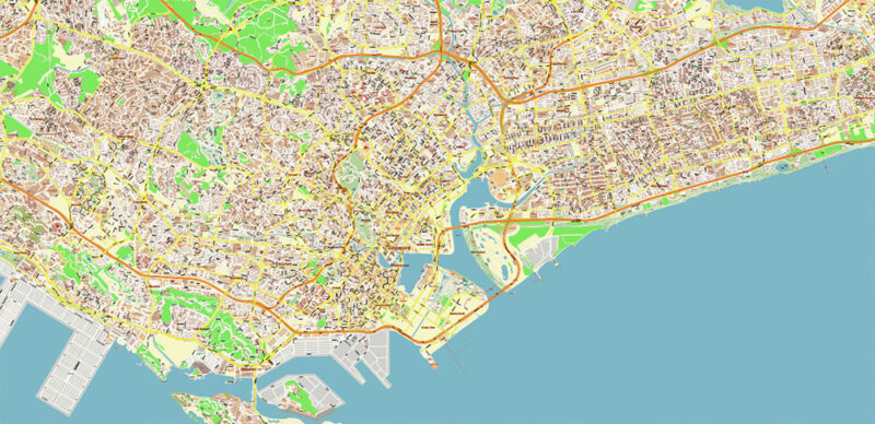 Syngapore 2025 Vector Map Exact Extra High Detailed Street Map Adobe Illustrator in layers