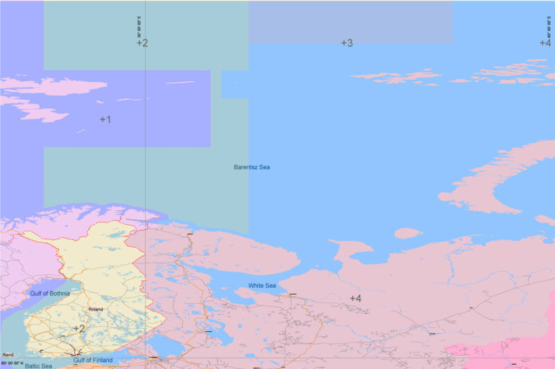 Soviet Union 1977 Transport Vector Map, COLORED Adobe Illustrator