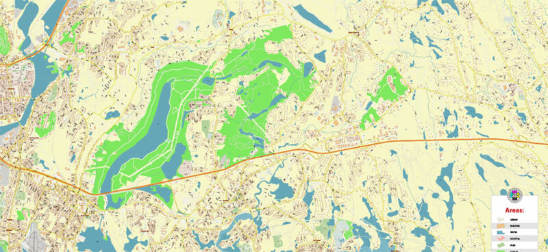 Branford, Connecticut US Map Vector Exact City Plan High Detailed Street Map editable Adobe Illustrator in layers