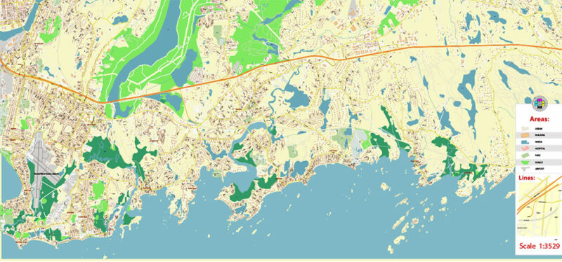 Branford, Connecticut US Map Vector Exact City Plan High Detailed Street Map editable Adobe Illustrator in layers