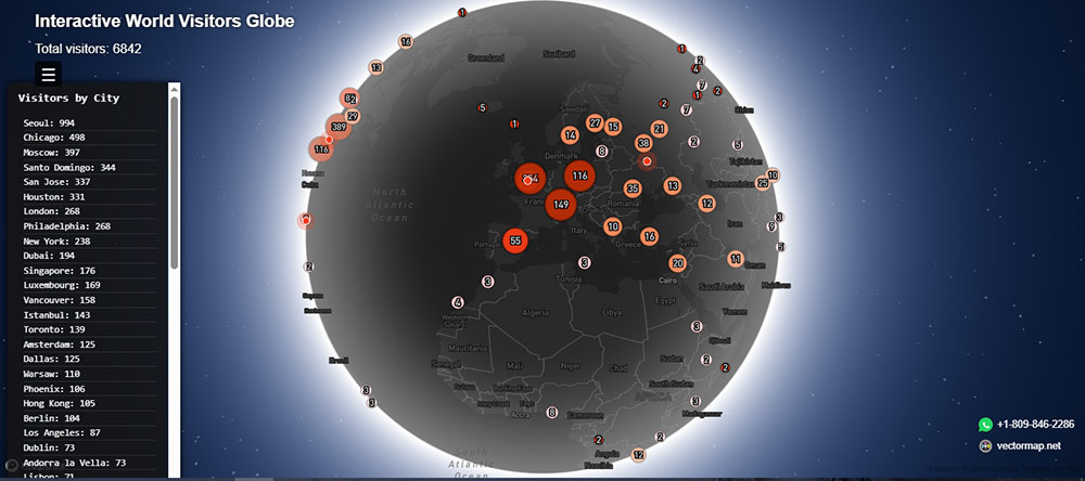 https://vectormap.net/visitors-dark/index.html = Black, hellish and brutal globe with site visitors