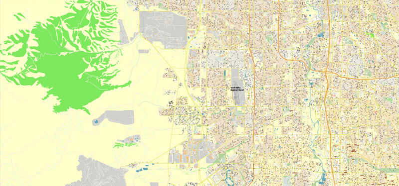 Salt Lake City, Ogden and Provo Utah US Map Vector Exact City Plan High Detailed Street Map editable Adobe Illustrator in layers