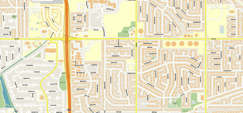Salt Lake City, Ogden and Provo Utah US Map Vector Exact City Plan High Detailed Street Map editable Adobe Illustrator in layers