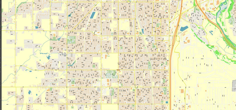 Salt Lake City, Ogden and Provo Utah US Map Vector Exact City Plan High Detailed Street Map editable Adobe Illustrator in layers