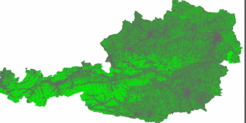 Austria Full Vector Map high detailed all road map + admin 1, 2 areas + cities, towns and water objects editable Layered Adobe Illustrator
