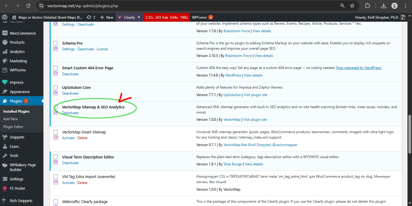 VectorMap Sitemap & SEO Analytics Pro is an advanced XML sitemap generator with a built-in on-site SEO health scanner.