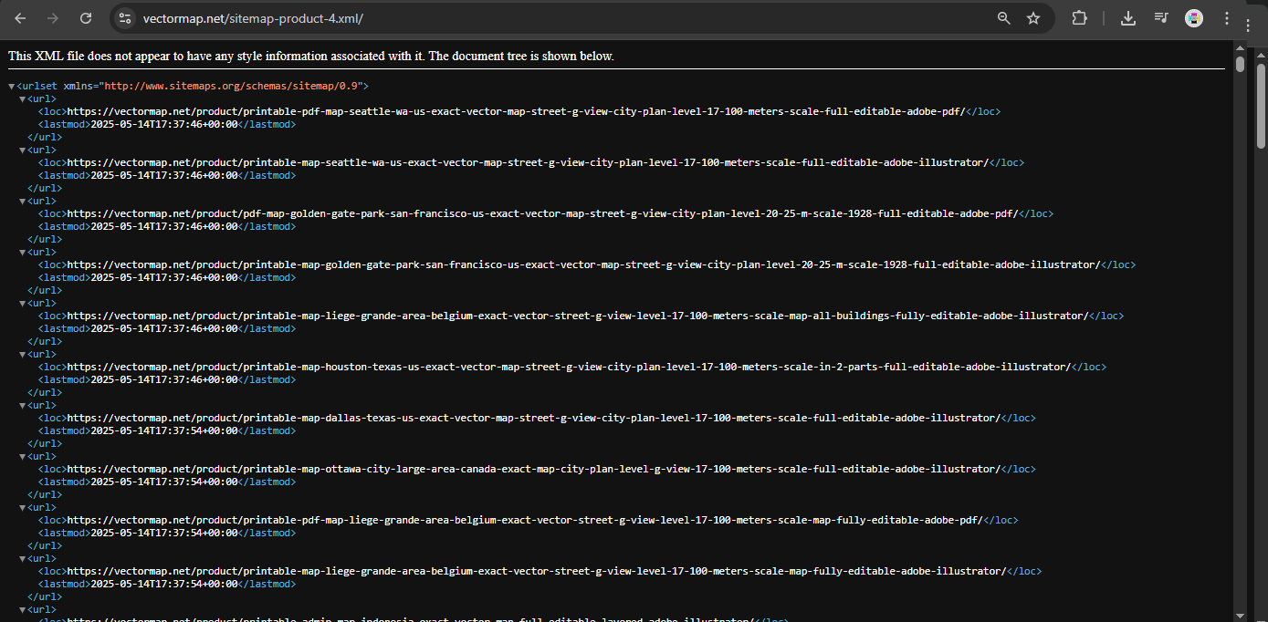 VectorMap Sitemap & SEO Analytics Pro is an advanced XML sitemap generator with a built-in on-site SEO health scanner.