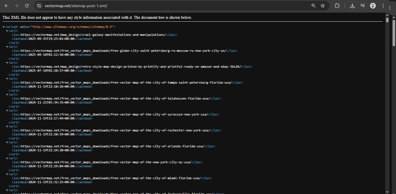 VectorMap Sitemap & SEO Analytics Pro is an advanced XML sitemap generator with a built-in on-site SEO health scanner.