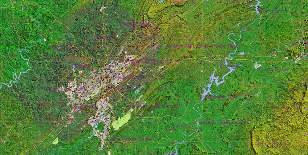 Alabama State US Map Vector Exact Shaded Reliaf and Roads High Detailed Map + Counties + Zipcodes editable Adobe Illustrator in layers