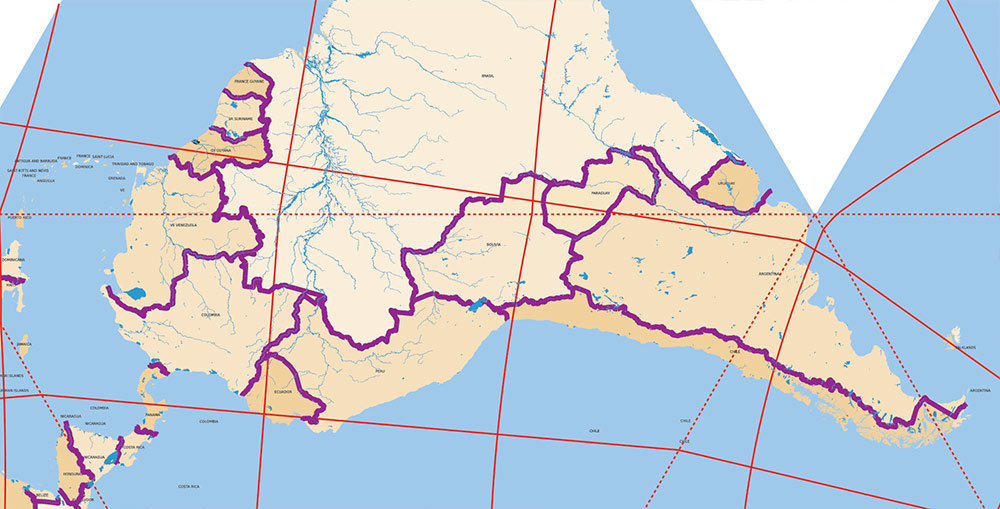 Dymaxion World Vector Map Fuller Projection Adobe Illustrator Precision Areas