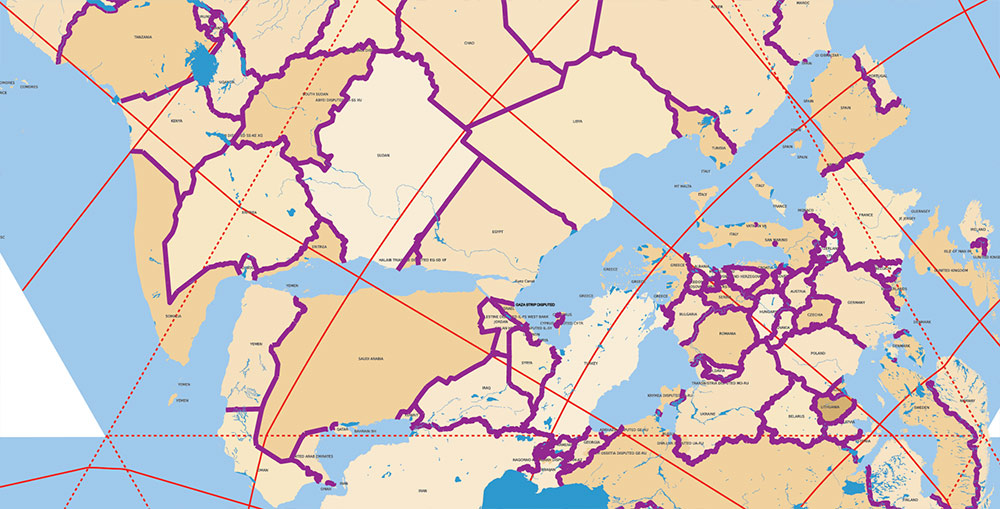 Dymaxion World Vector Map Fuller Projection Adobe Illustrator Precision Areas