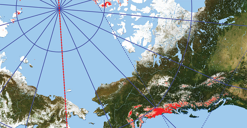 Dymaxion World Vector Map Fuller Projection Terrain + Ice - glaciers, continental and shelves Precision Areas Adobe Illustrator