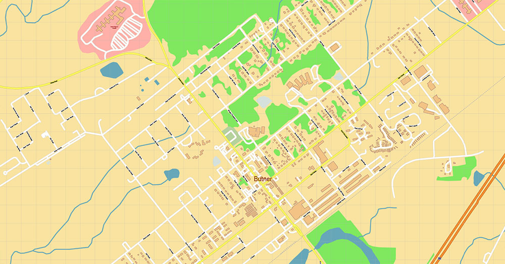 Caswell + Person Counties North Carolina USA Map Vector Exact High Detailed Road Map editable Adobe Illustrator in layers