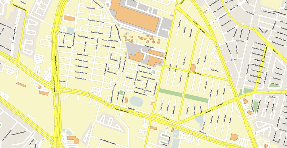 El Paso Texas US Ciudad Juarez Mexico Map Vector Exact City Plan High Detailed Street Map editable Adobe Illustrator in layers