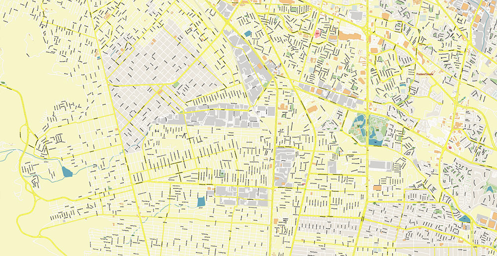 El Paso Texas US Ciudad Juarez Mexico Map Vector Exact City Plan High Detailed Street Map editable Adobe Illustrator in layers