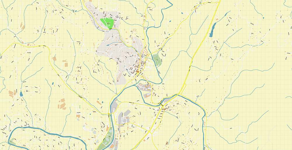 Ellijay Georgia USA Map Vector Exact City Plan High Detailed Street Map editable Adobe Illustrator in layers Ellijay Georgia USA Map Vector Exact City Plan High Detailed Street Map editable Adobe Illustrator in layers