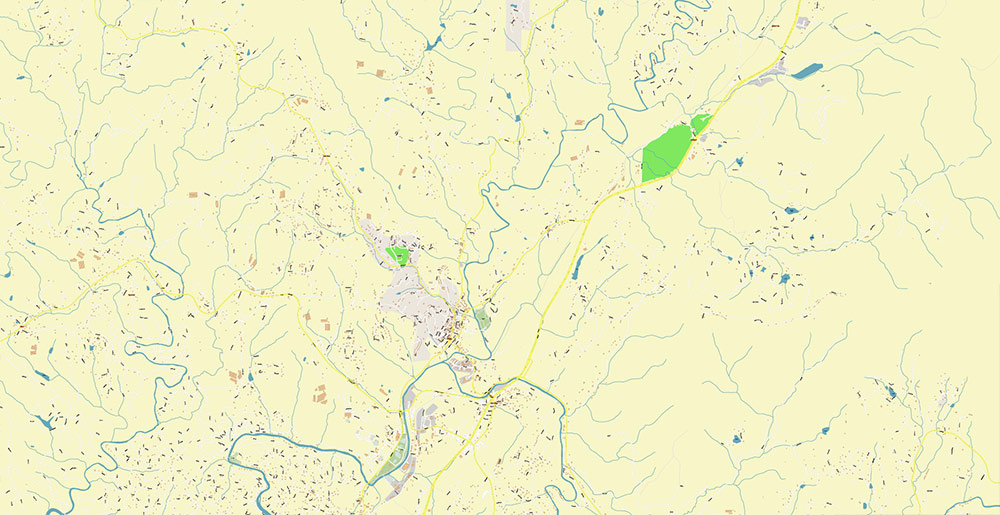 Ellijay Georgia USA Map Vector Exact City Plan High Detailed Street Map editable Adobe Illustrator in layers Ellijay Georgia USA Map Vector Exact City Plan High Detailed Street Map editable Adobe Illustrator in layers