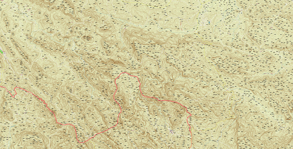 Puerto Plata Dominicana Relief Map Vector Exact High Detailed Road Map editable Adobe Illustrator in layers