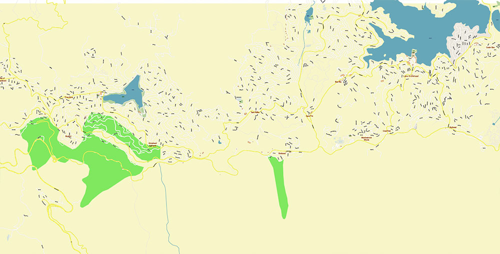 San Bernardino California USA Map Vector Exact City Plan High Detailed Street Map editable Adobe Illustrator in layers