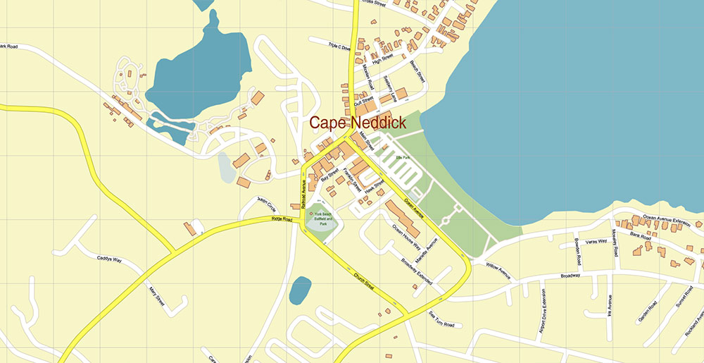 Rochester Dover Portsmouth New Hampshire USA Vector Map Exact High Detailed Street Map editable Adobe Illustrator in layers