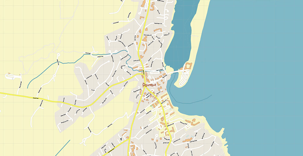 Rochester Dover Portsmouth New Hampshire USA Vector Map Exact High Detailed Street Map editable Adobe Illustrator in layers