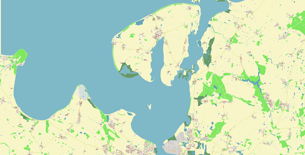 Wismar Germany Vector Map Exact High Detailed Street Map editable Adobe Illustrator in layers Wismar Germany Vector Map Exact High Detailed Street Map editable Adobe Illustrator in layers