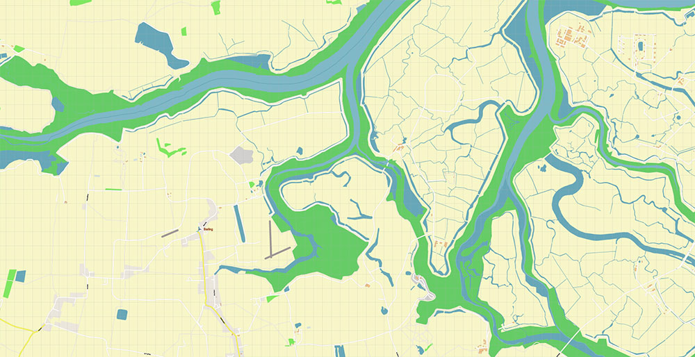 Southend-on-Sea / Wickford UK Vector Map Exact High Detailed Street Map editable Adobe Illustrator in layers