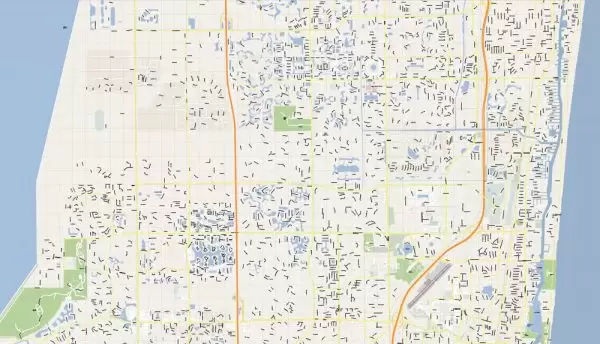 miami map adobe illustrator