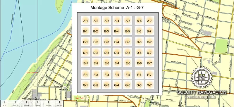 map_memphis_tennessee_usa_ai_montage