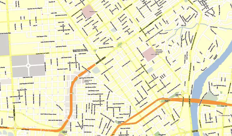 map Santo Domingo, Adobe Illustrator, Corel Draw, AutoCAD, design, architect