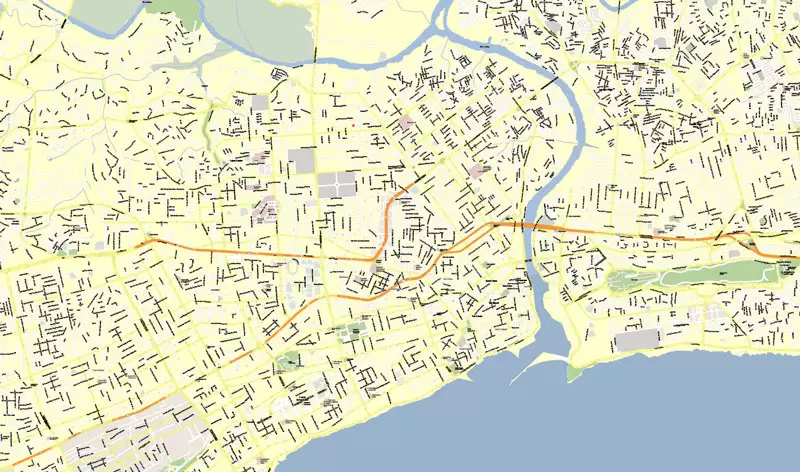 map Santo Domingo, Adobe Illustrator, Corel Draw, AutoCAD, design, architect