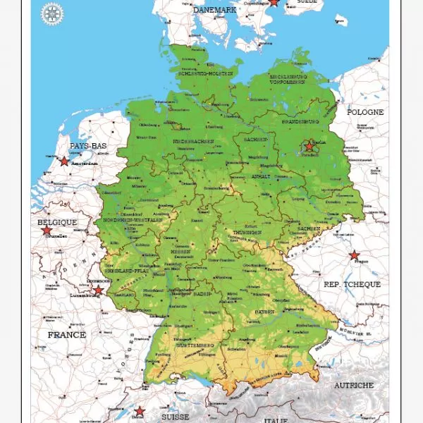 Free vector map France Adobe Illustrator, Corel Draw
